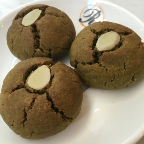 Gluten-free matcha cookies from Ramini Espresso Bar